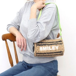 ★【COOCO クーコ】SMILEY ドラム型ペーパー ショルダーバッグ