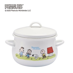 Enamel Pot Snoopy SNOOPY Green 16cm