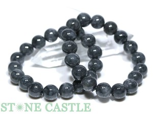 ☆高品質☆【ブレスレット】日本翡翠 (黒) (糸魚川産) (約12mm) (鑑別済) 【天然石 パワーストーン】