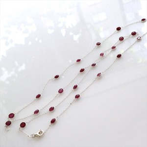 Necklace/Pendant Necklace silver 91cm 25 tablets