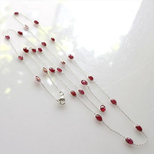 Necklace/Pendant Necklace silver 90cm 26 tablets