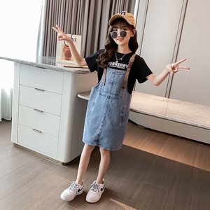韓国スタイル 6サイズ シャツ サロペット 2点セット オシャレ セットアップ