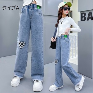 韓国スタイル 2タイプ6サイズ ロングパンツ デニム