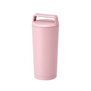 B3725 ハンドル付ステンレスタンブラー 360ml ピンク