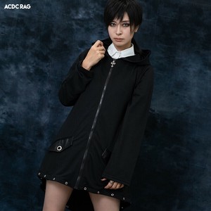 ACDC RAG 黒 シャンデリア柄 フリルスカート まわそ ゴシック