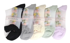 短袜 袜子 花卉图案 3颜色