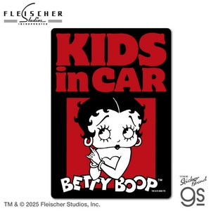 BETTY BOOP™ ビッグサイズステッカー KIDS in CAR ベティー ブープ™ アメリカ 車 グッズ BTY017