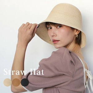 固め麦わら帽子 ハット 帽子 日焼け対策 服飾雑貨 2025春夏新作【即納】