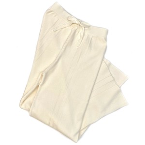 【即納現品50%off】BS015s ニットパンツ ラインデザイン ワイドレッグパンツ カジュアル 秋 冬