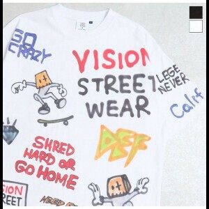 【guernika】ALL−OVERプリントTシャツ【2025夏物】【ユニセックス】