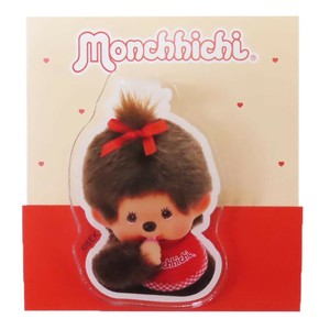 【文房具】モンチッチ アクリルクリップ 女の子