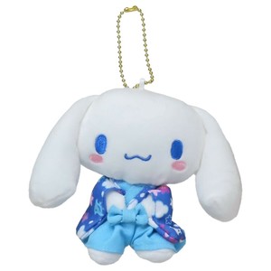 【マスコット】シナモロール ミニぬいぐるみボールチェーン 千鳥着物