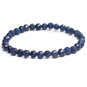 天然蓝宝石手链 森林 能量石 天然石 手链 5mm