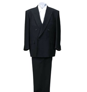 MANCHES ビッグサイズ メンズ ダブル4ツ釦1ツ掛礼服 ブラック  3L 4L 6L 7L 8L