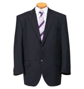 MANCHES ビッグサイズ メンズ ウォッシャブルシングル2ツ釦ジャケット ブラック  3L 4L 5L 6L 7L 8L