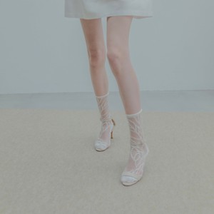 Crew Socks Ladies fashion Socks Leaf [S/S NEW] Made in Japan