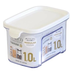 日本製 made in japan TSUMICO 食品保存容器 M（ホワイト） KK-639