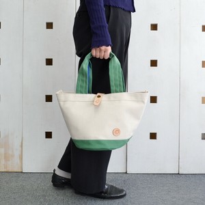 キャンバス丸底マルシェバッグ＜日本製＞