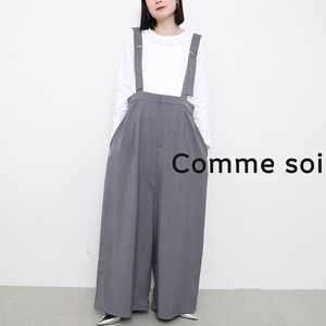 新ブランド■comme soi（コムソワ）■サロペットパンツ 2025新作