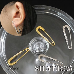Pierced Earrings Silver Post One size fits all Unisex