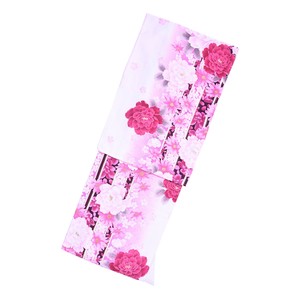 Kimono/Yukata single item Pink One size fits all Kimono Washable