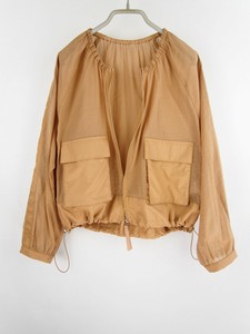 T-shirt Big Cardigan Pocket Shirring [S/S NEW]