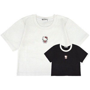 T-shirt Ladies fashion T-Shirt Hello Kitty Sanrio Characters Short Sleeve Short Length