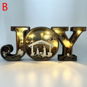JOY文字 置物 木製  ABQ736
