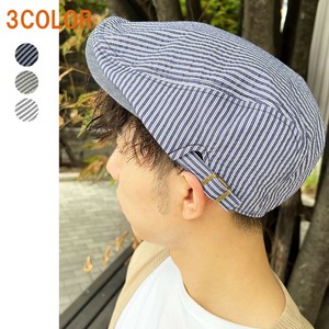 Flat Cap Ladies fashion Stripe Cotton Men's Seersucker S/S