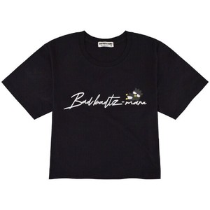 バッドばつ丸 サンリオ キャラクターズ ちびT レディース ショート丈 ワイド幅 半袖 Tシャツ