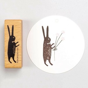 Perlenfischer スタンプ☆ウサギ右向き☆