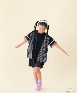 Kids' Short Sleeve T-shirt Check UNICA kids 115 ~ 155cm