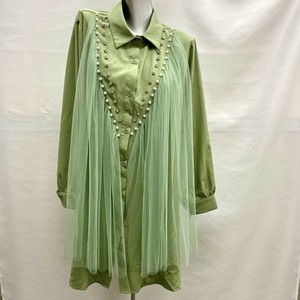 Button Shirt/Blouse Mesh [S/S NEW]