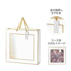 【ｹｰｲｰｱｲ】リース用ギフトバッグゴールド　L