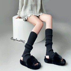 人気上昇 INSスタイル 秋冬 保温 毛糸束靴下 ニット靴下 sweet系 ふくらはぎ レッグウォーマー 吸汗