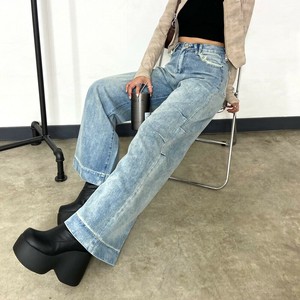 Denim Full-Length Pant Straight Pants [2025 NEW]