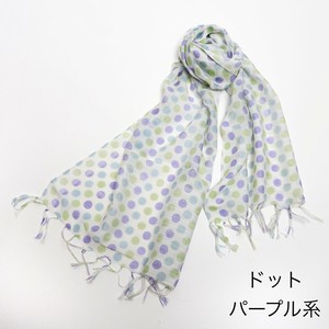 レーヨンナイロンストール（フラワー＆ドット）【2025年新商品】