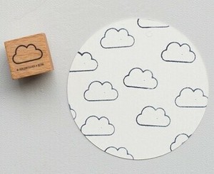 Perlenfischer スタンプ☆雲 空 アウトライン☆