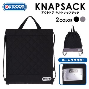 OUTDOOR ポリキルトナップサック / ポリ キルト ナップサック リュック 2025新作