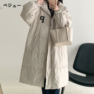 コート 長袖 冬  膝丈 綿服 無地 ゆったり 快適 レディース ファッション ABQ792