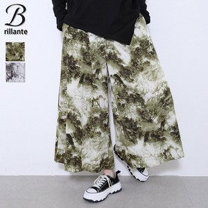 【再入荷】【全2種】サテンタッチワイドパンツ 新作2025ss春夏　BRILLANTE東京