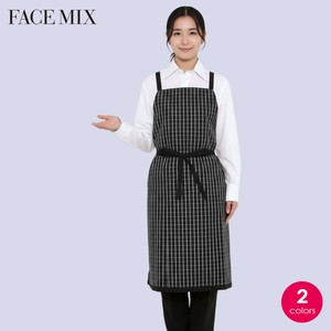 チェック柄胸当てエプロン＜男女兼用＞FK7121