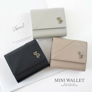 リドル ボックスコイン 三つ折り財布 ミニ シンプル ロゴ