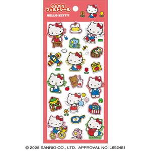 ふんわりフェルトシール ハローキティ サンリオキャラクターズ