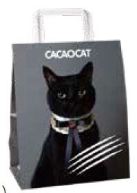 CACAOCAT 紙袋（グレー）