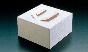 ハンドボックス ホワイトプレス（25枚入）【ケーキボックス/クリスマス/バレンタイン】※デコトレー別売