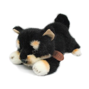 ぬいぐるみ 犬 いぬ　グレイスフル イヌ （日本製）おねだりDOG シバイヌ 黒
