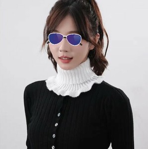 マフラー ニット 保温 厚手 無地 快適 レディース ファッション ABQ808