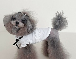 犬服 2色6サイズ ドッグウェア ペット服 リボン