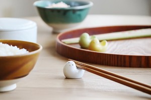 こものの　見返り美鳥箸置【日本製】【美濃焼】